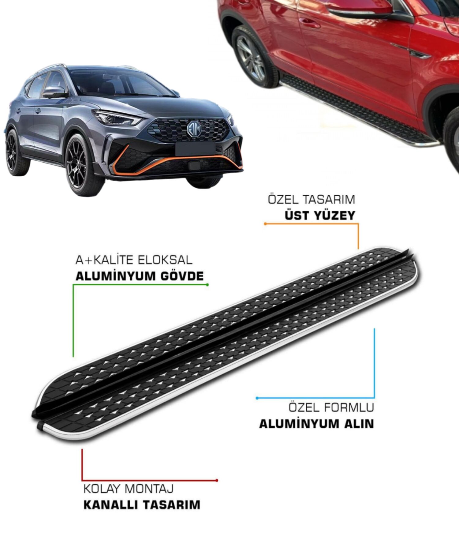 MG ZS ARACA ÖZEL 2021 2022 2023 2024 2025 YAN BASAMAK