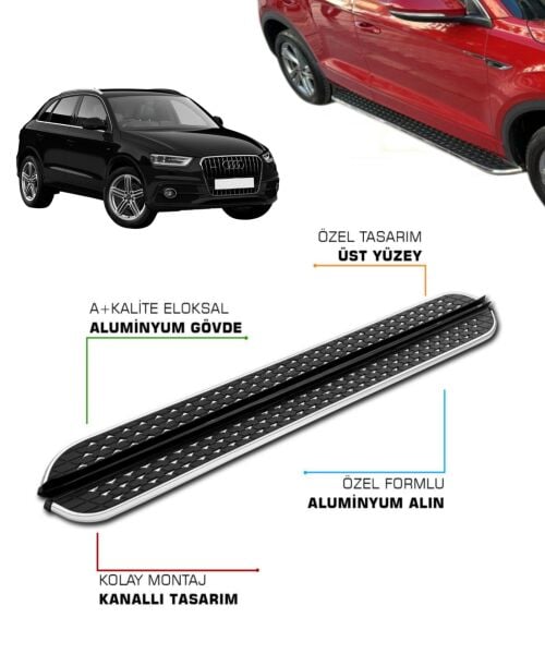 AUDI Q3 2011 2012 2013 2014 2015 2016 2017 2018 YAN BASAMAK