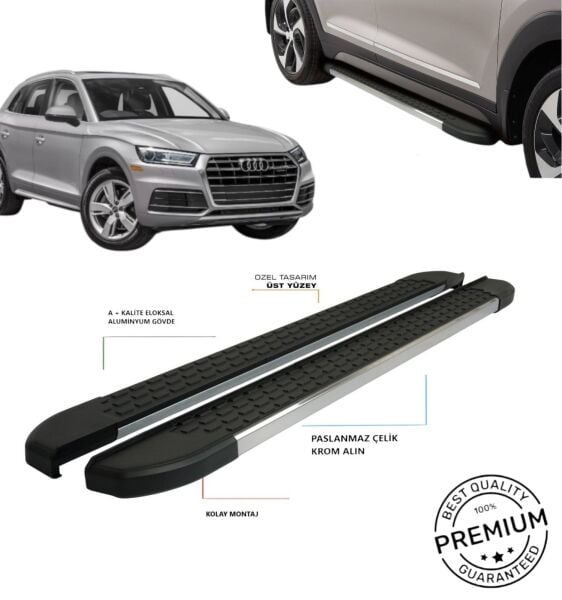 AUDİ Q5 YAN BASAMAK OMSA 2009 2010 2011 2012 2013 2014 2015 2016 2017 MSNVDK