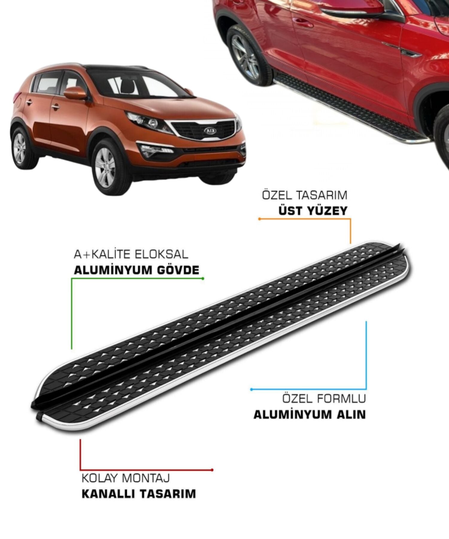 KIA SPORTAGE 3 2010 2011 2012 2013 2014 2015 YAN BASAMAK