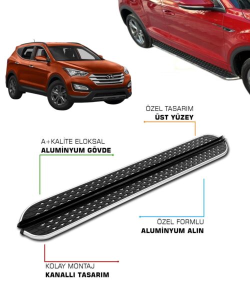 HYUNDAI SANTA FE 3 2013 2014 2015 2016 2017 2018 YAN BASAMAK