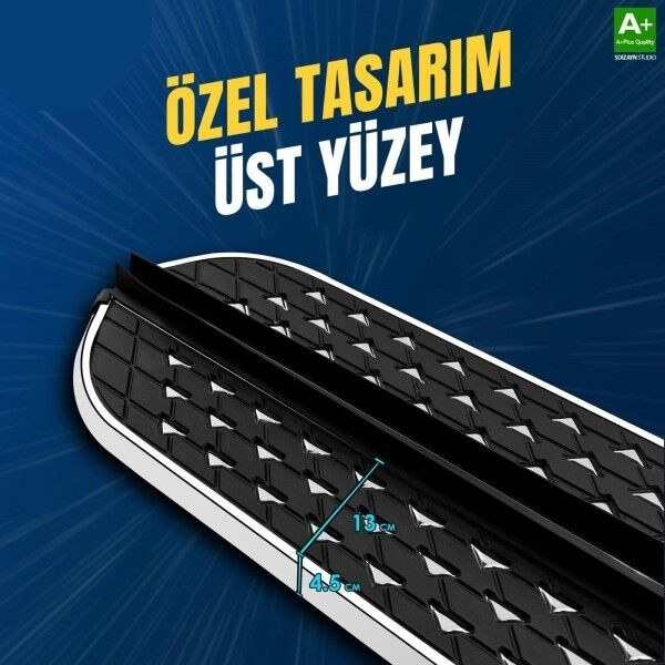 T5 CARAVELLE UZUN ŞASE ARACA ÖZEL YAN BASAMAK 2009 2010 2011 2012 2013 2014 2015