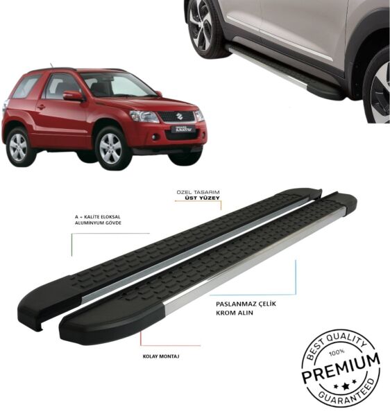 Vitara Araca Özel Yan Basamak 2006 2007 2008 2009 2010 2011 2012 2013 2014 2015