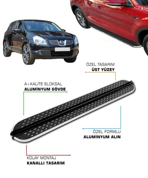 NİSSAN QASHQAİ 2007 2008 2009 2010 2011 2012 2013 2014 YAN BASAMAK