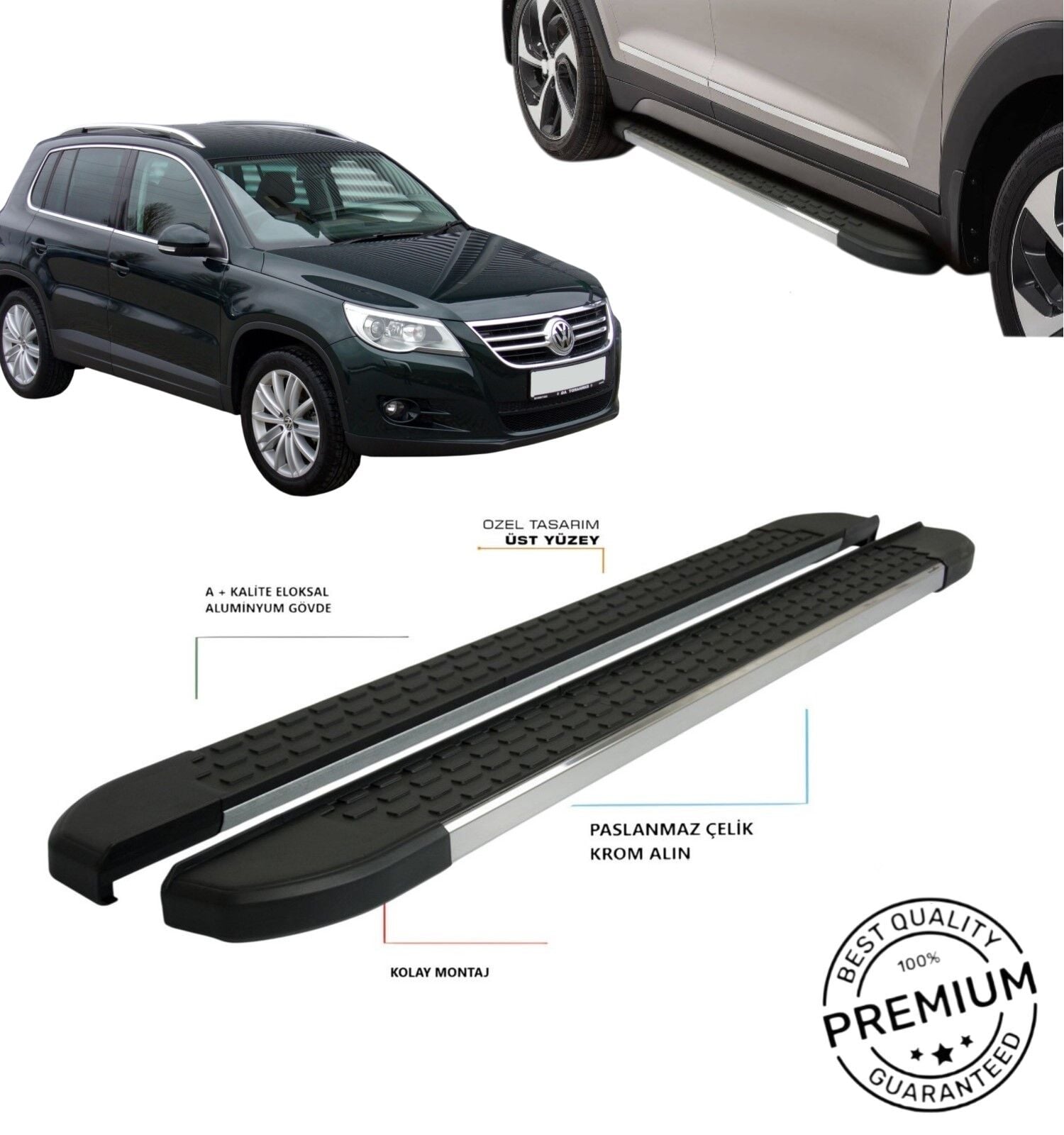 Tiguan Yan Basamak 2007 2008 2009 2010 2011 2012 2013 2014 2015