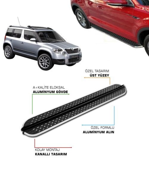 SKODA YETİ 2009 2010 2011 2012 2013 2014 2015 2016 YAN BASAMAK