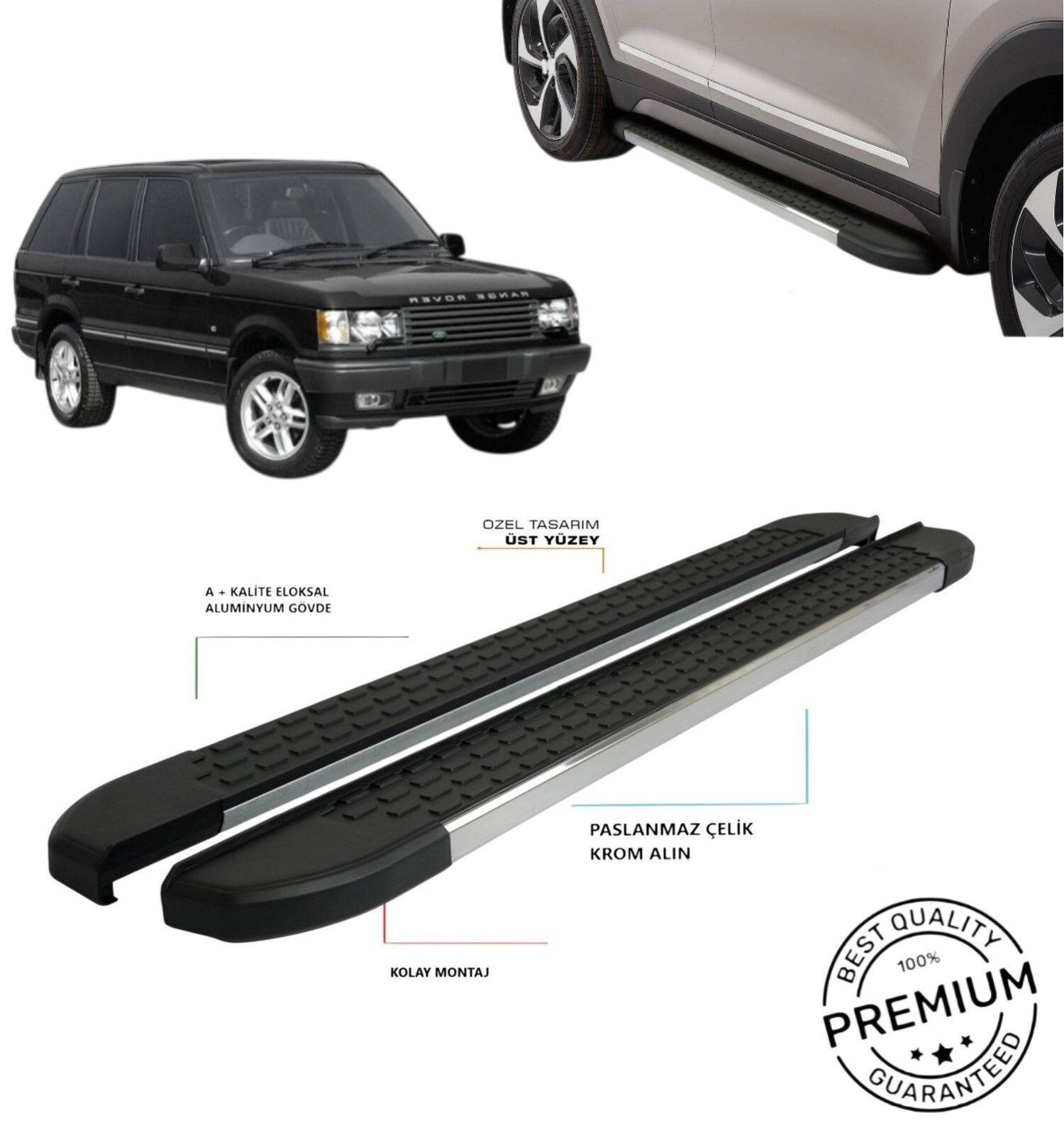 Range Rover Yan Basamak 2001 2002 2003 2004 2005 2006 2007 2008 2009 2010 2011 2012