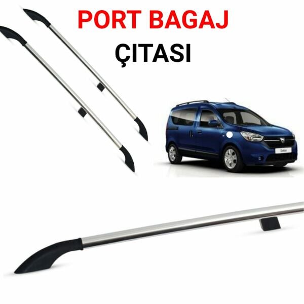 DACİA DOKKER GRİ PORTBAGAJ TAVAN ÇİTASI 2013 2014 2015 2016 2017 2018 2019 2020 2021 2022 2023 2024