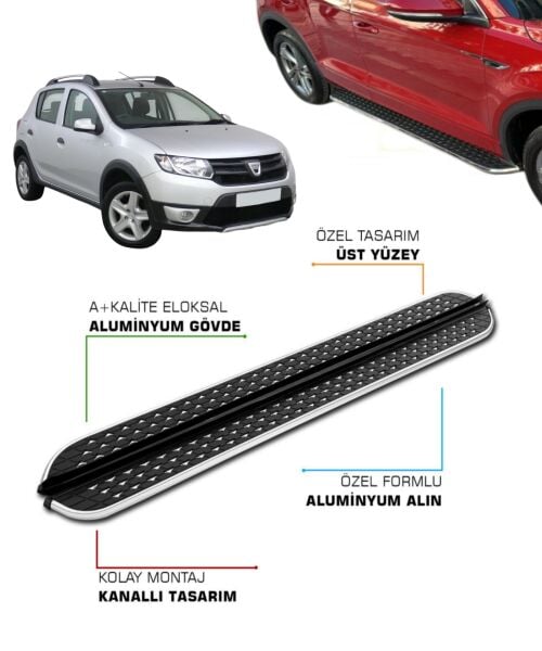 DACIA SANDERO 2 STEPWAY 2013 2014 2015 2016 2017 2018 2019 2020 YAN BASAMAK