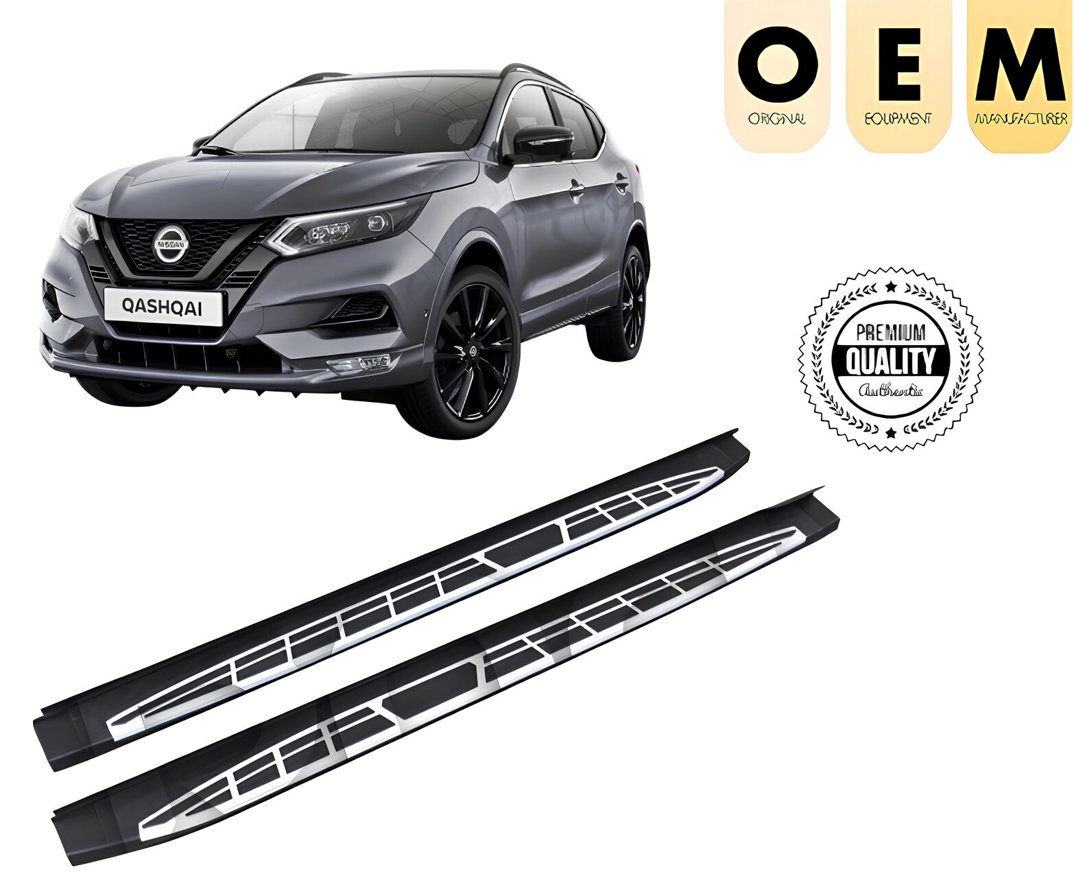 2014-2020 NISSAN QASHQAI KARE TIP YAN BASAMAK
