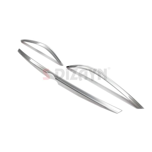 VW Passat B8 Krom Far Üzeri Çıta Seti 3 Parça 2015 2016 2017 2018 2019