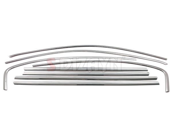 Fiat Egea SD / HB Krom Cam Çerçevesi 8 Prç. 2015 2016 2017 2018 2019