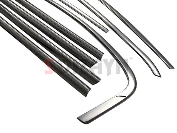 Fiat Egea SD / HB Krom Cam Çerçevesi 8 Prç. 2015 2016 2017 2018 2019