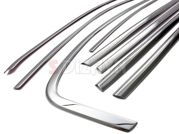 Fiat Egea Cross Krom Cam Çerçevesi 8 Prç. 2020 2021 2022 2023 2024 2025 2026