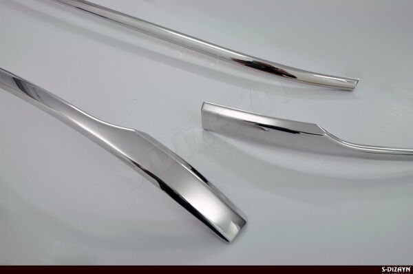 VW Passat B8 Krom Ön Tampon Alt Çıtası 3 Parça 2015 2016 2017 2018 2019