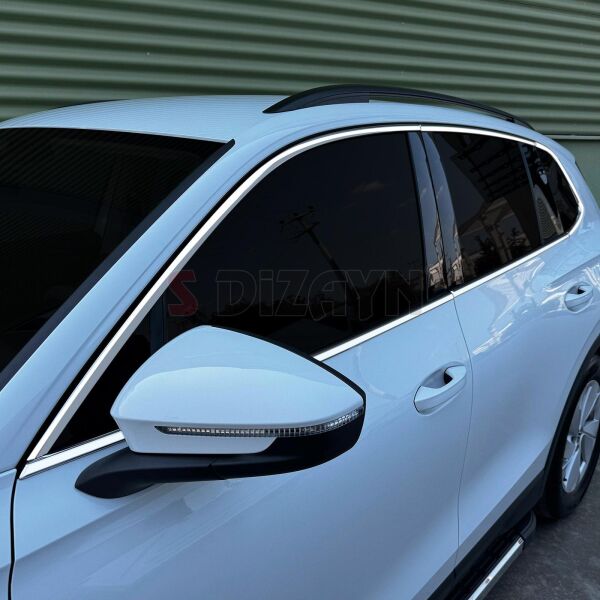 VW Tiguan 3 Krom Cam Çerçeve Seti 10 Prç. 2024 2025 2026 2027