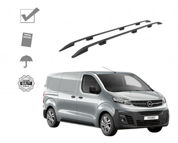 VIVARO CARGO KISA ŞASE TAVAN ÇITASI SİYAH 2019 2020 2021 2022 2023 2024 2025 2026 2027