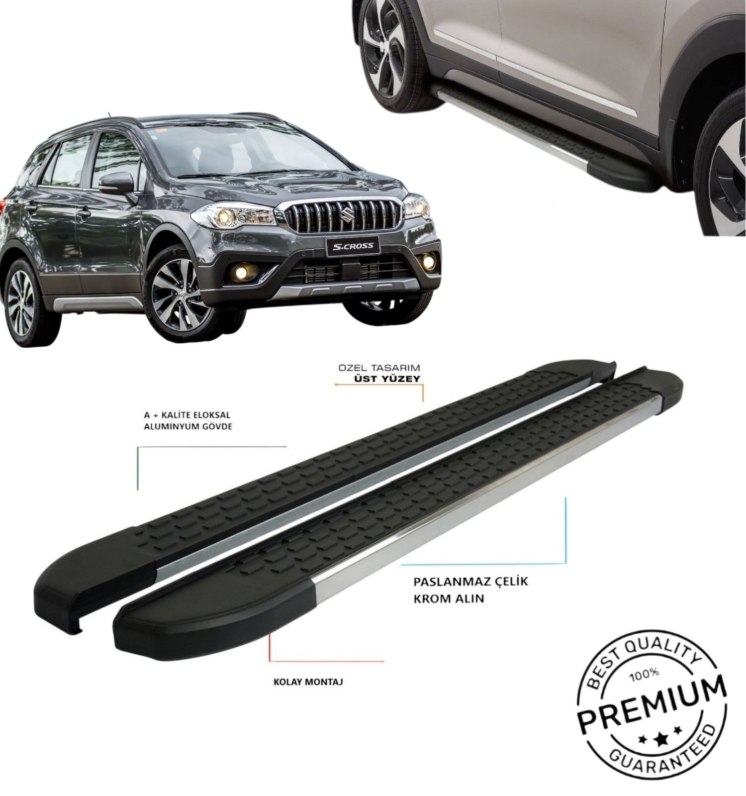 SUZUKİ S-CROSS YAN BASAMAK OMSA 2012 2013 2014 2015 2016