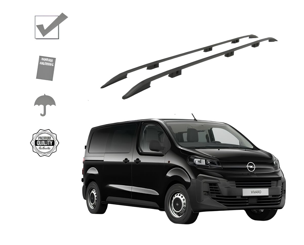 VIVARO CİTY VAN KISA ŞASE TAVAN ÇITASI SİYAH 2019 2020 2021 2022 2023 2024 2025 2026 2027