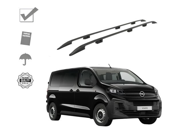 VIVARO CİTY VAN KISA ŞASE TAVAN ÇITASI SİYAH 2019 2020 2021 2022 2023 2024 2025 2026 2027