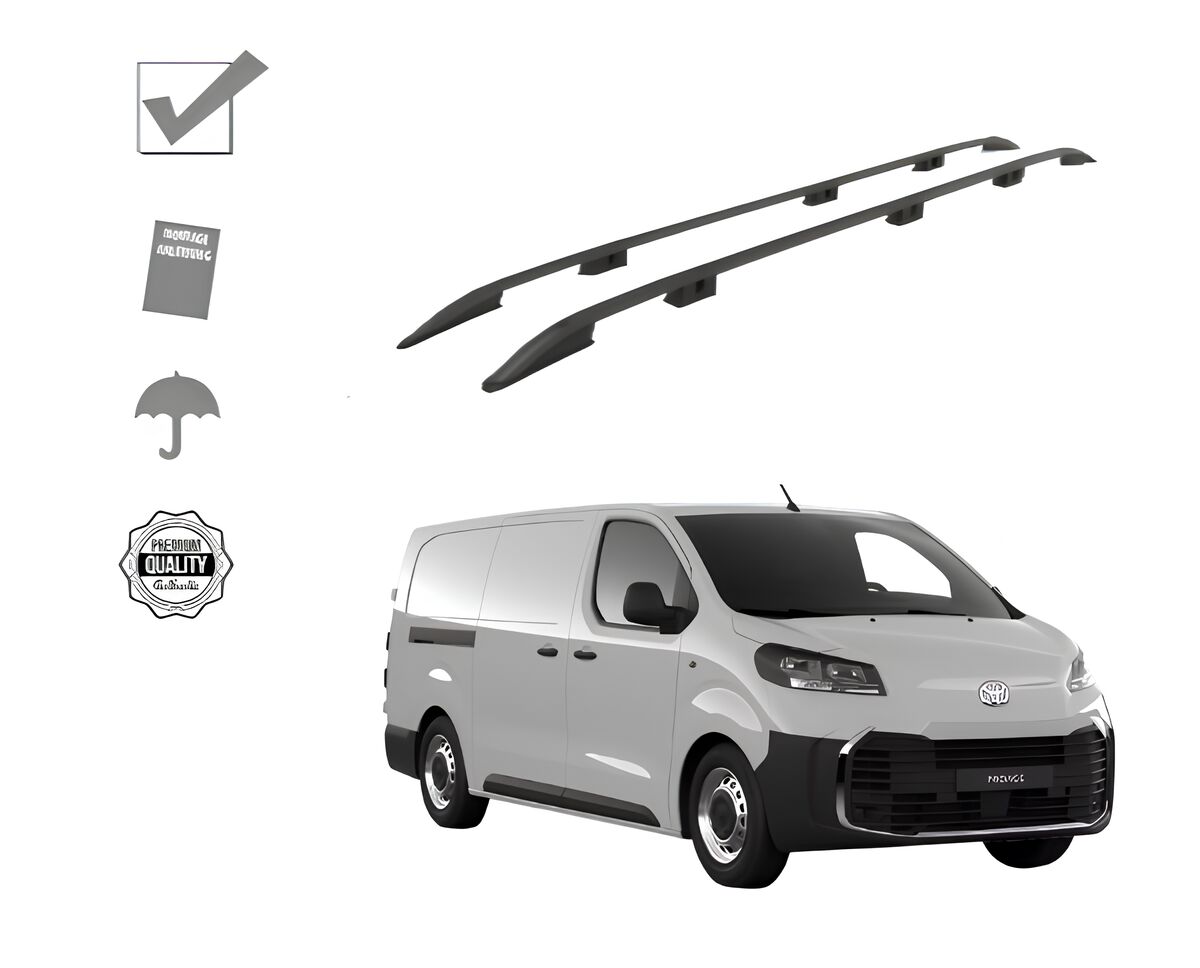 TOYOTO PROACE KARGO KISA ŞASE TAVAN ÇİTASI PORTBAGAJ SİYAH 2019 2020 2021 2022 2023 2024 2025 2026 2027