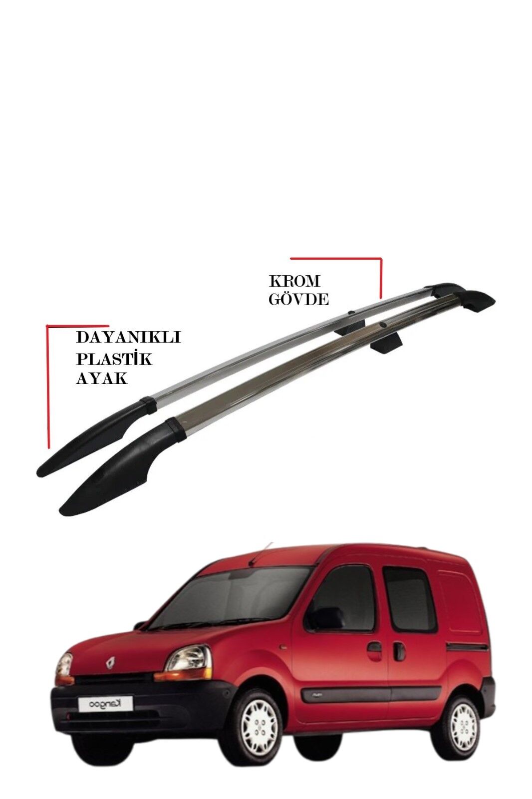 KANGOO GRİ PORTBAGAJ TAVAN ÇİTASI KISA ŞASE 1997 1998 1999 2000 2001 2002 2003 2004 2005 2006 2007