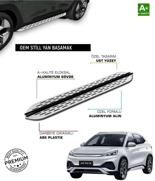 BYD Atto 3 yan basamak 2022 2023 2024 2025 prl1