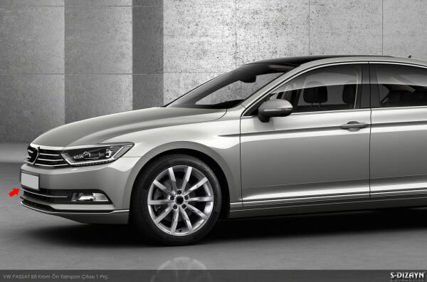VW Passat B8 Krom SİS FARI ÇERÇEVESİ ARASI ÇİTASI 2015 2016 2017 2018 2019