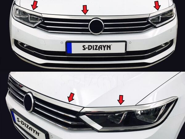 VW Passat B8 KROM TAKIMI FULL PAKET 2015 2016 2017 2018 2019