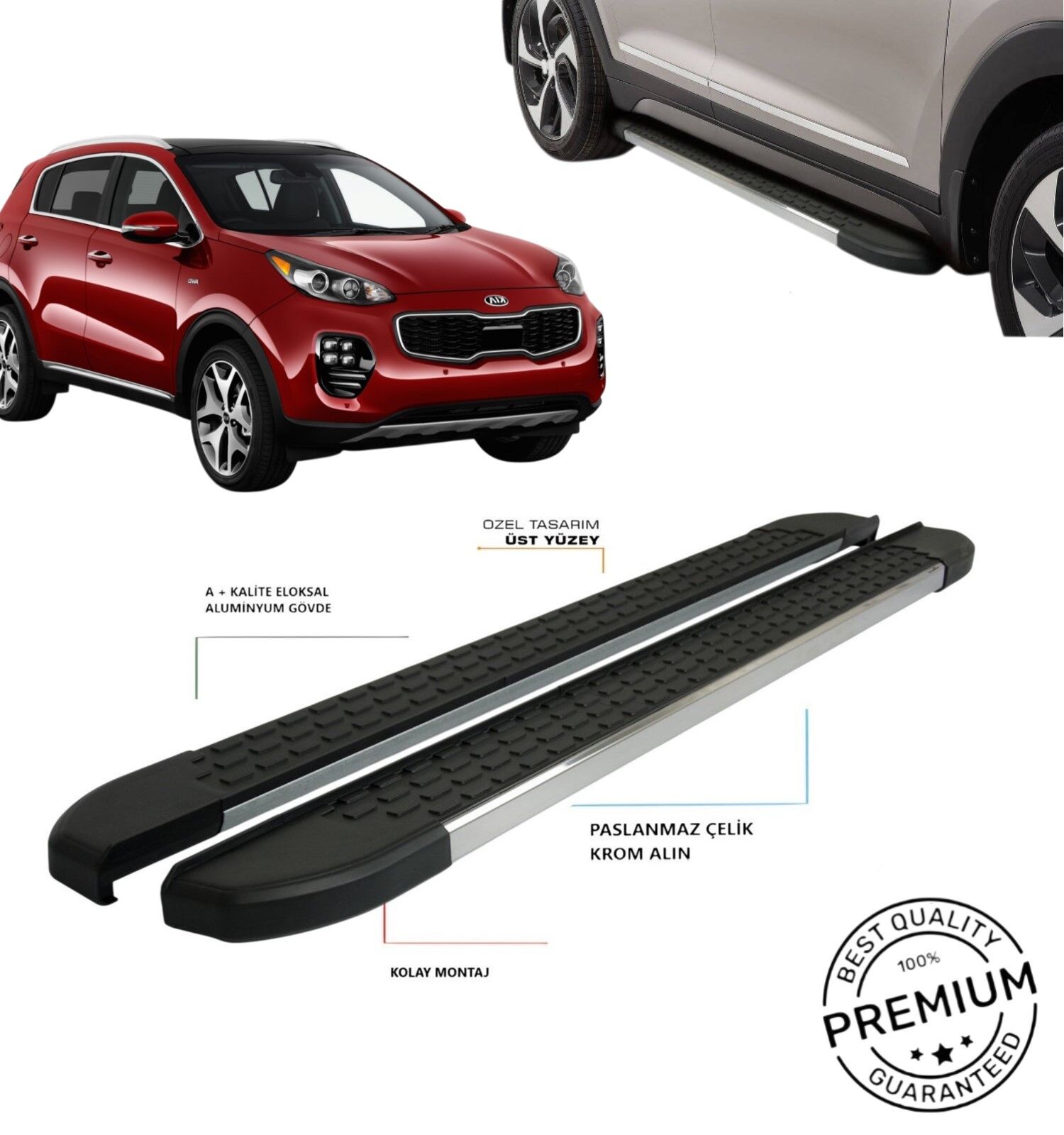 KİA SPORTAGE YAN BASAMAK OMSA 2016 2017 2018 2019 2020 2021