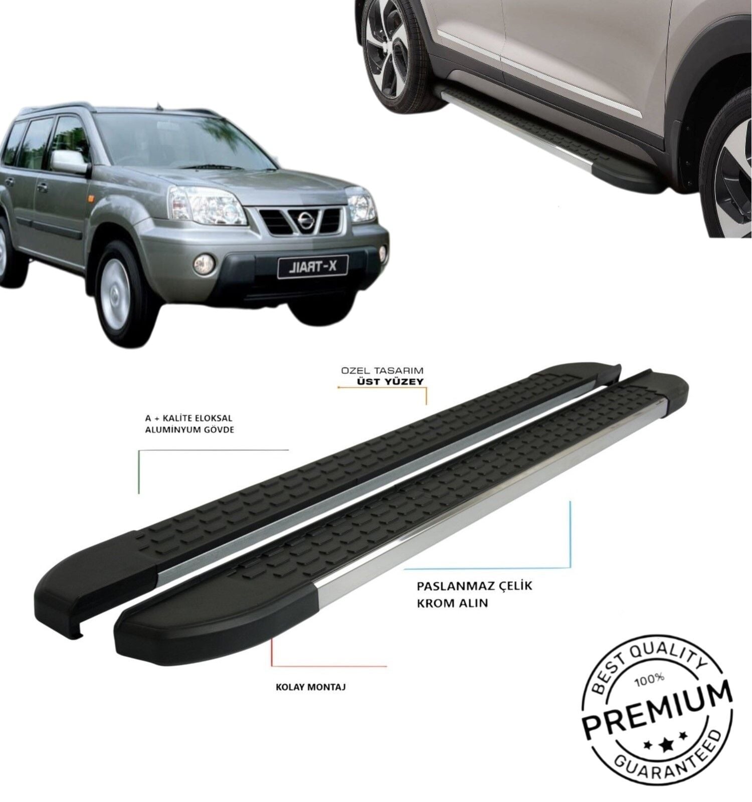 NİSSAN X-TRAİL YAN BASAMAK 2001 2002 2003 2004 2005 2006 2007 2008 2009 2010 2011 2012 2013 2014