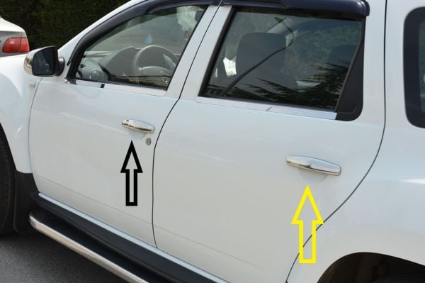 DUSTER KAPI KOLU KROM 2010 2011 2012 2013 2014 2015 2016 2017