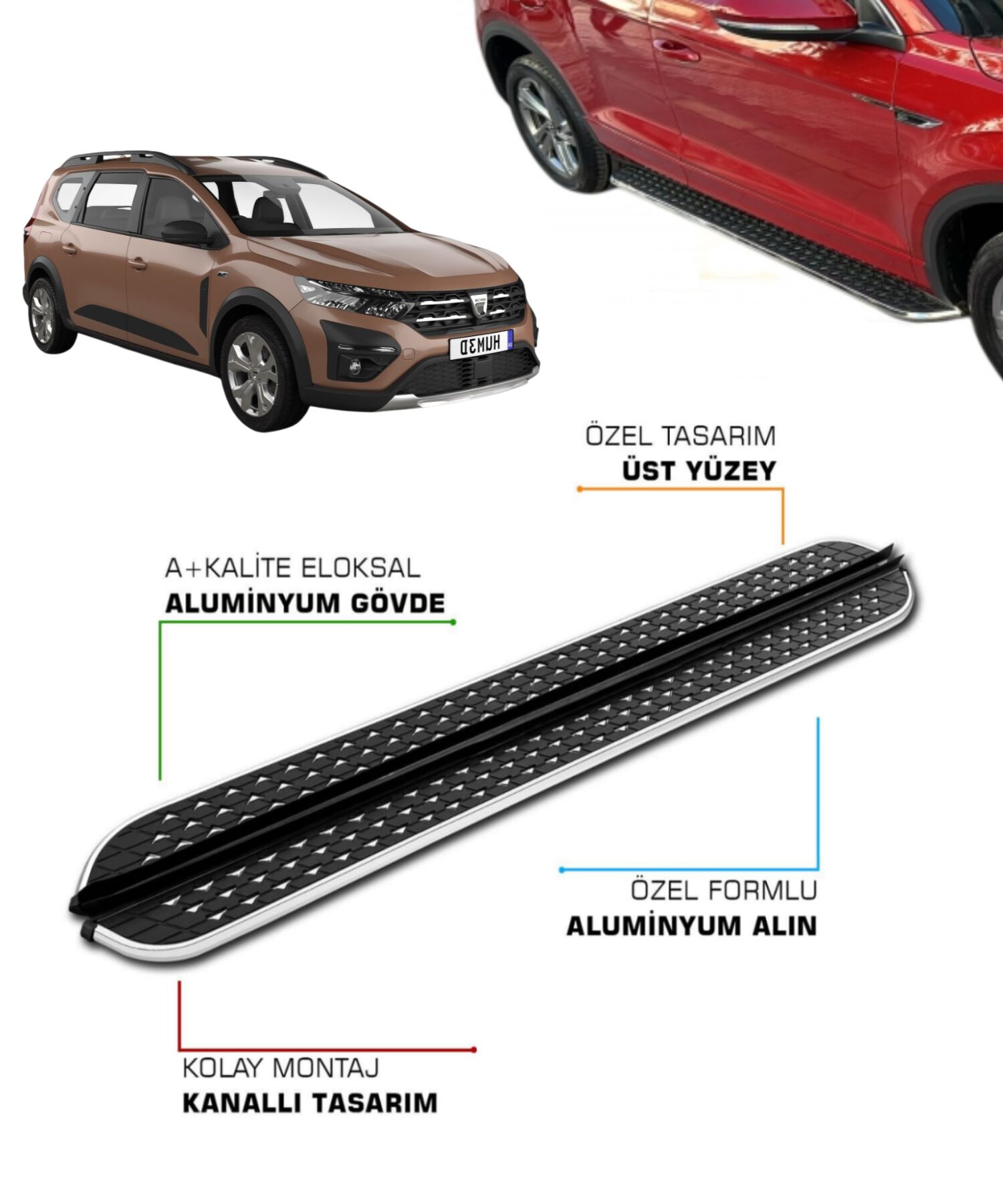 DACIA JOGGER UYUMLU 2022 2023 2024 2025 YAN BASAMAK