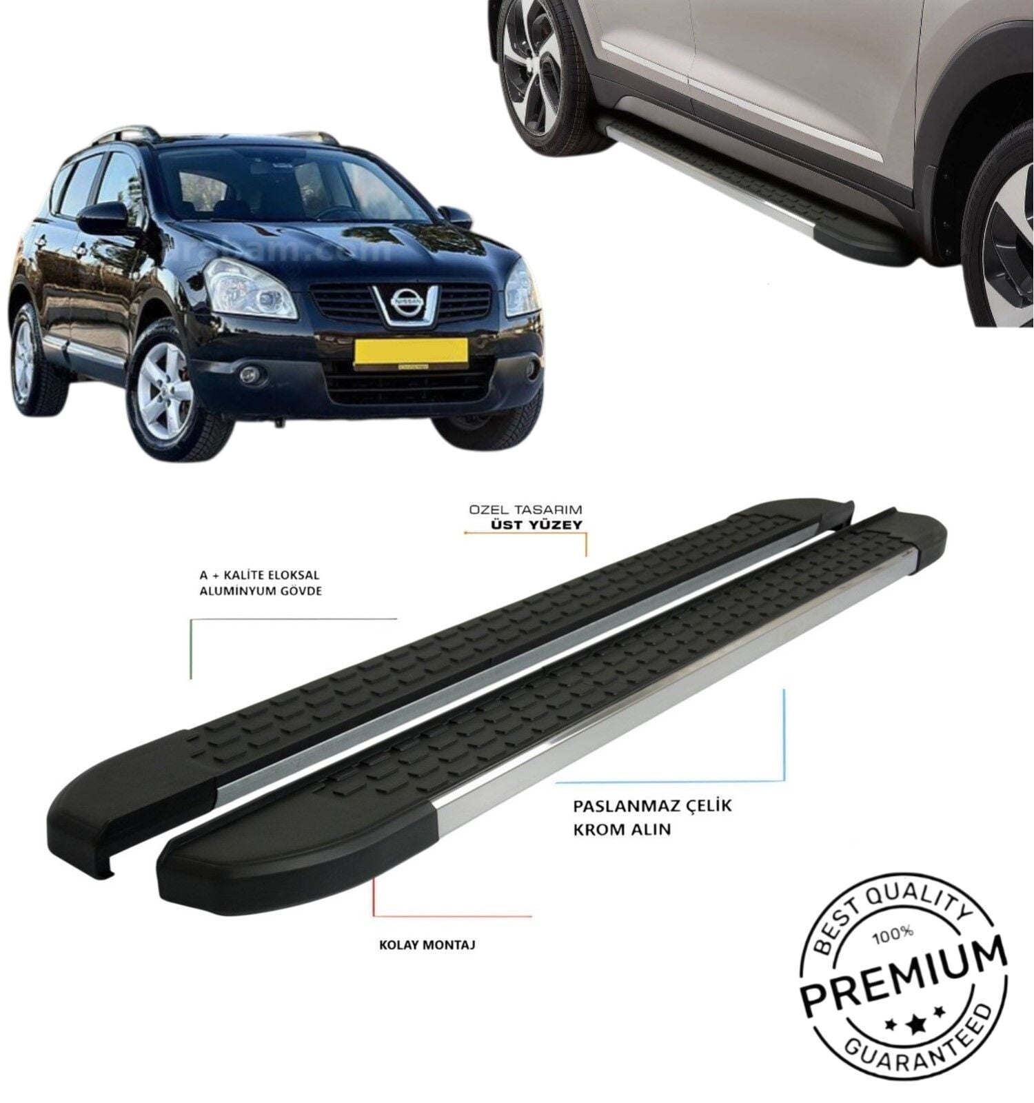 NİSSAN Qashqai Yan Basamak Omsa 2007 2008 2009 2010 2011 2012 2013 2014 MSNVDK