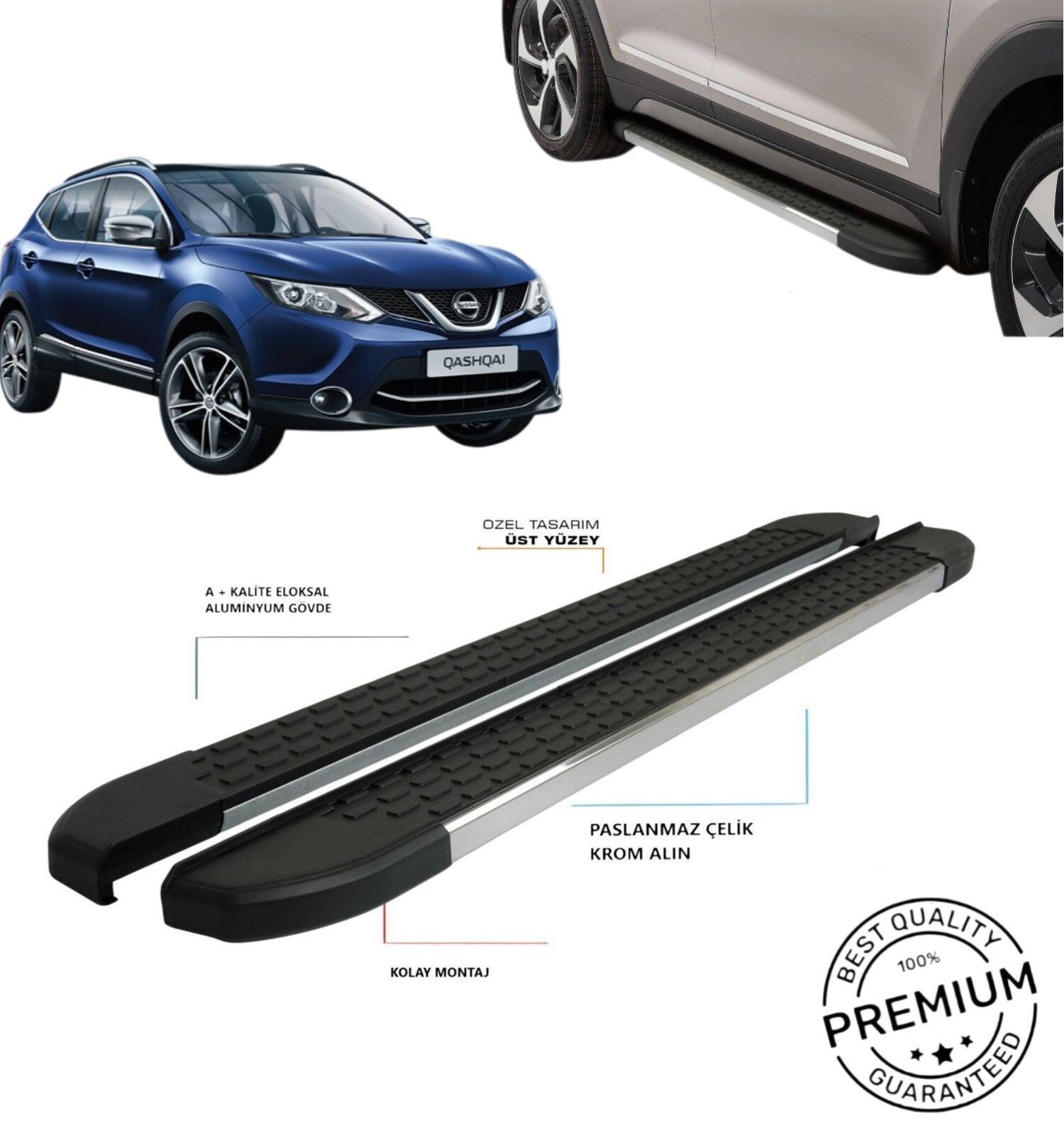 QASHQAİ YAN BASAMAK OMSA 2014 2015 2016 2017 2018 2019 2020 2021