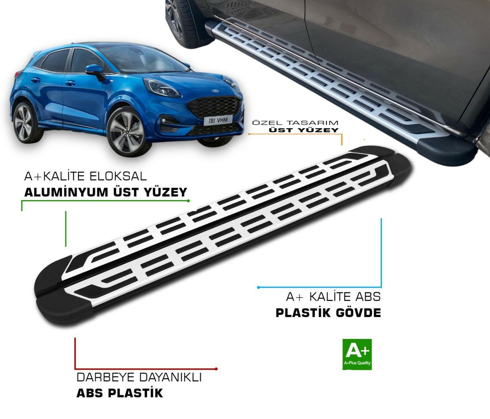 FORD MARKASININ PUMA ARACI 2020 2021 2022 2023 2024 ARACA ÖZEL YAN BASAMAK