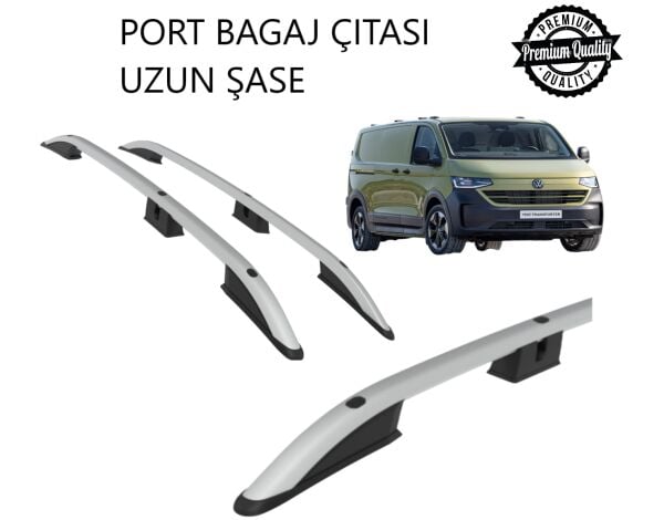 TRANSPORTER PANEL VAN UZUN ŞASE 2025 2026 2027 PORTBAGAJ TAVAN ÇITASI GRİ