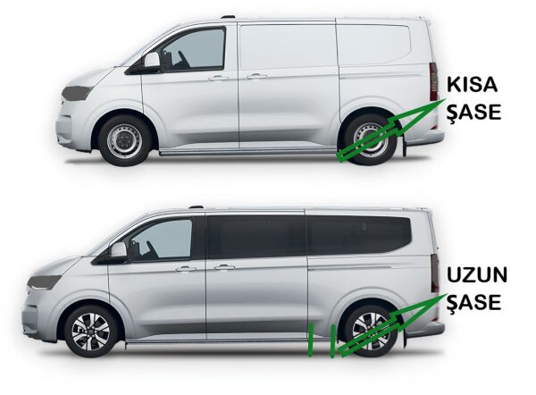 TOURNEO CUSTOM UZUN ŞASE 2025 2026 2027 PORTBAGAJ TAVAN ÇITASI SİYAH