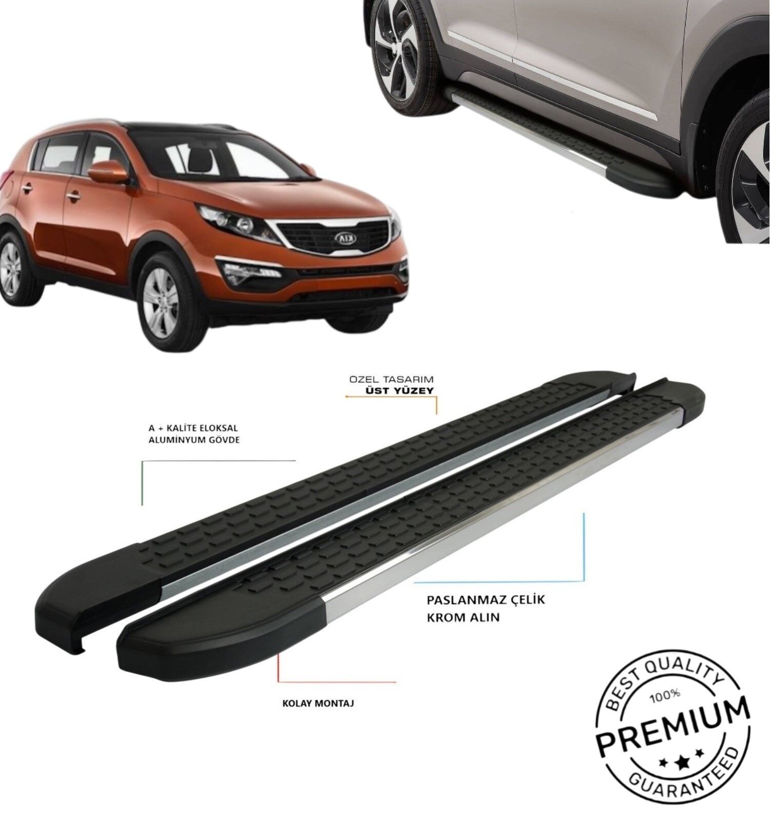 KİA SPORTAGE YAN BASAMAK OMSA 2010 2011 2012 2013 2014 2015