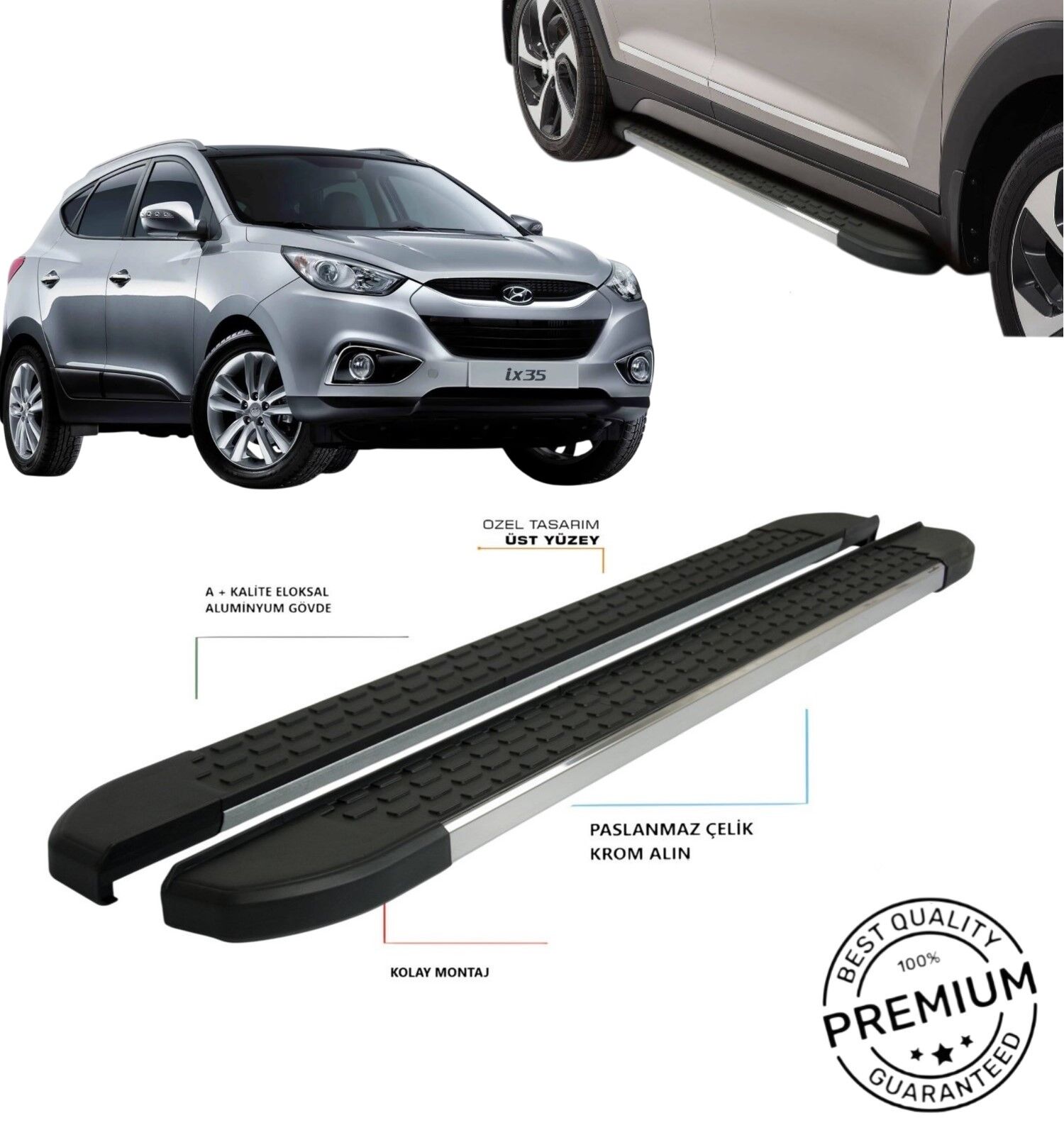 HYUNDAİ İX35 YAN BASAMAK OMSA 2009 2010 2011 2012 2013 2014 2015