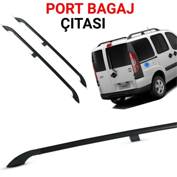 DOBLO SİYAH PORTBAGAJ SİYAH TAVAN ÇİTASI 2001 2002 2003 2004 2005 2006 2007 2008 2009