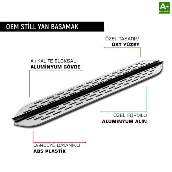 T5 CAMLI VAN UZUN ŞASE ARACA ÖZEL PRV 1 YAN BASAMAK 2011 2012 2013 2014 2015