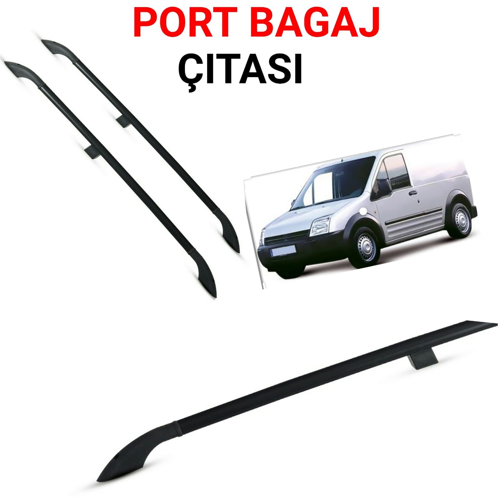 CONNECT SİYAH TAVAN ÇİTASI PORTBAGAJ 2002 2003 2004 2005 2006 2007 2008 2009 2010 2011 2012 2013 2014