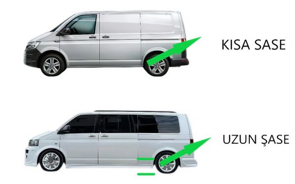T5 TRANSPORTER PANEL VAN UZUN ŞASE ARACA ÖZEL PRV1 YAN BASAMAK 2011 2012 2013 2014 2015