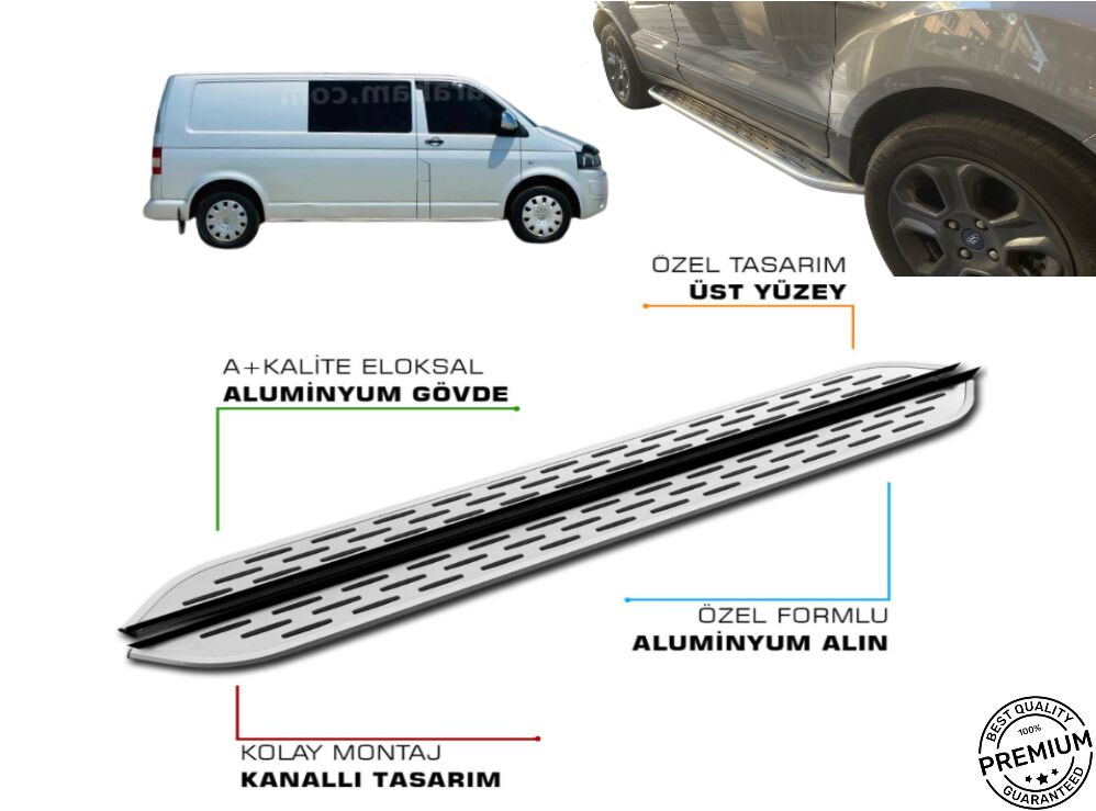 T6 TRANSPORTER CİTY VAN UZUN ŞASE ARACA ÖZEL PRV1 YAN BASAMAK 2016 2017 2018 2019 2020 2021 2022 2023 2024