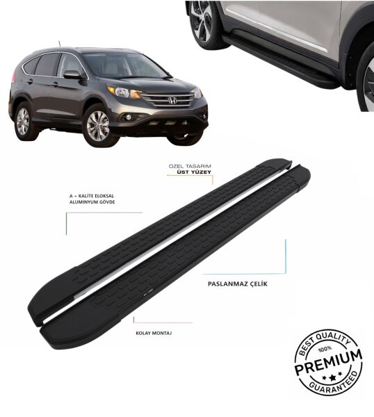 CR-V 2012 2013 2014 2015 2016 2017 ARACA ÖZEL SİYAH YAN BASAMAK