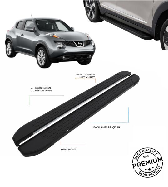 JUKE 2010 2011 2012 2013 2014 2015 2016 2017 2018 ARACA ÖZEL SİYAH YAN BASAMAK
