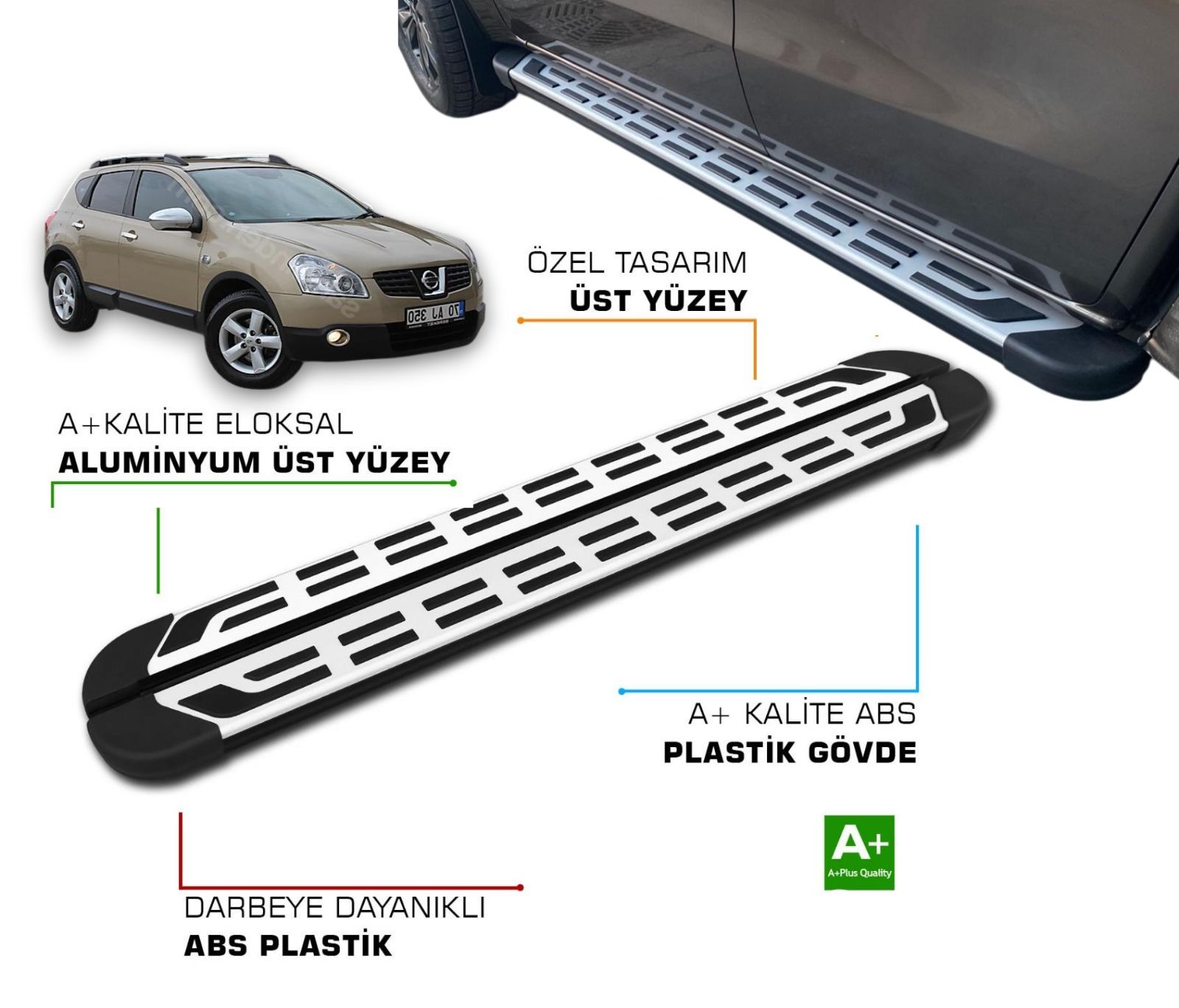 QASHQAİ 2007 2008 2009 2010 2011 2012 2013 2014 YAN BASAMAK