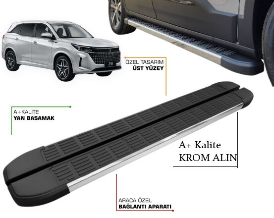 DFSK E5 PHEV 2024 2025 2026 2027 ARACA ÖZEL YAN BASAMAK SLN