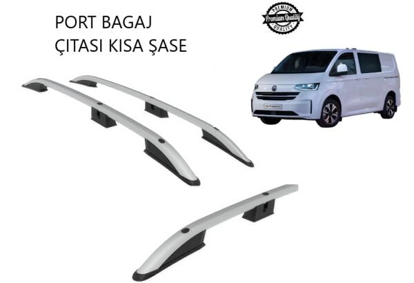 TRANSPORTER KOMBİ KISA ŞASE 2025 2026 2027 PORTBAGAJ TAVAN ÇITASI GRİ